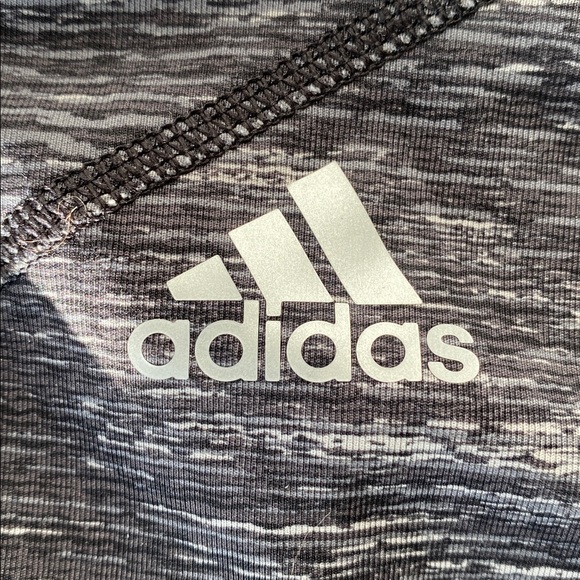 Adidas Climalite Gray Sports Bra XL Padless Athletic Sporty Street Casual - Picture 6 of 13